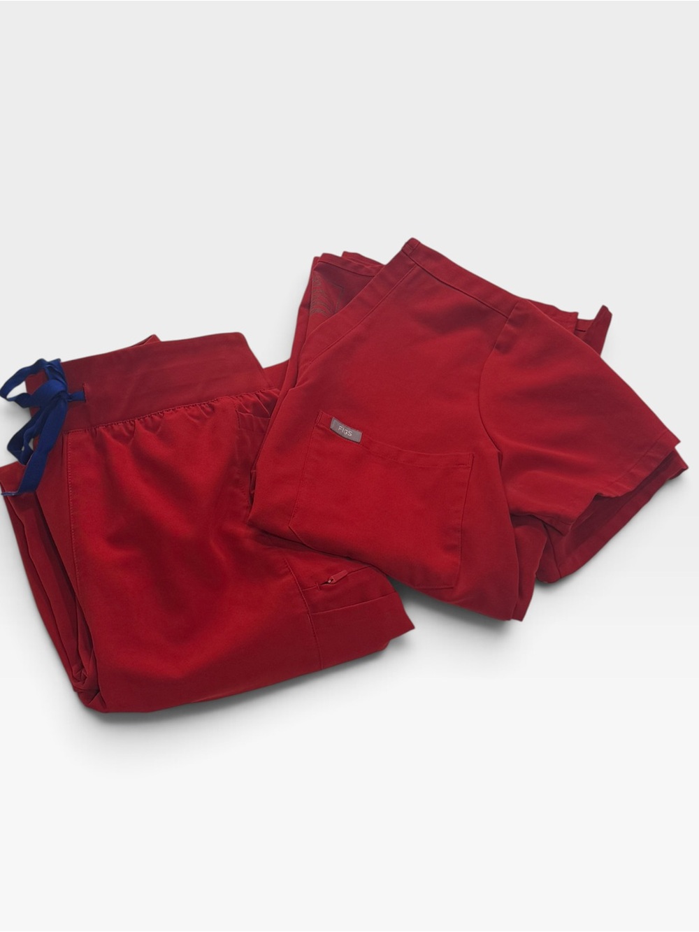 FIGS Winning Red Scrub Set Womens Size Small Tall Nurse, Medical Uniform